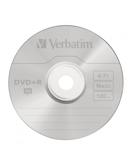 DVD+R Verbatim Advanced AZO 16X/ Tarrina-50uds