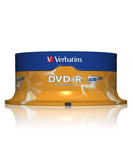 DVD-R Verbatim Advanced AZO 16X/ Tarrina-25uds