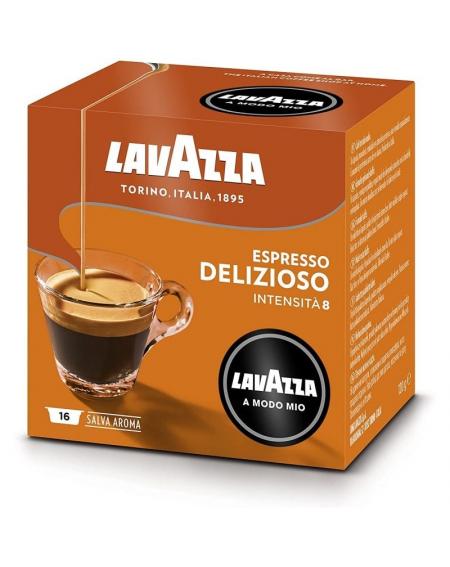 Cápsula Lavazza Deliziosamente para cafeteras A Modo Mio/ Caja de 16