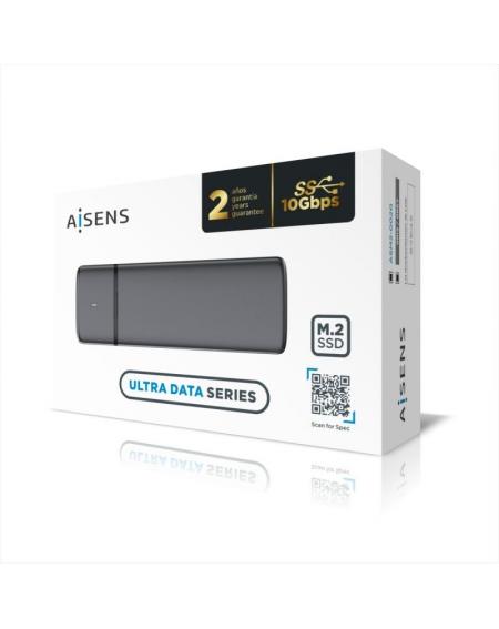 Caja Externa para Disco SSD M.2 SATA/NVMe Aisens ASM2-002G/ USB 3.1/ Sin tornillos - Imagen 4
