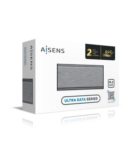 Caja Externa para Disco Duro SSD M.2 SATA Aisens ASM2-007GRY/ USB 3.1 Gen1/ Sin Tornillos - Imagen 4