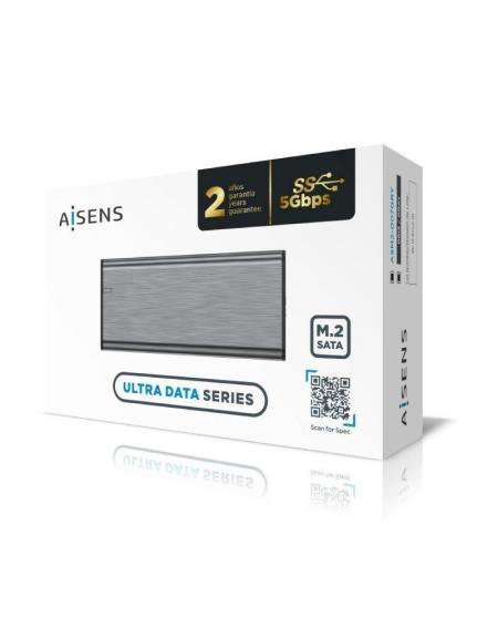 Caja Externa para Disco Duro SSD M.2 SATA Aisens ASM2-007GRY/ USB 3.1 Gen1/ Sin Tornillos - Imagen 5