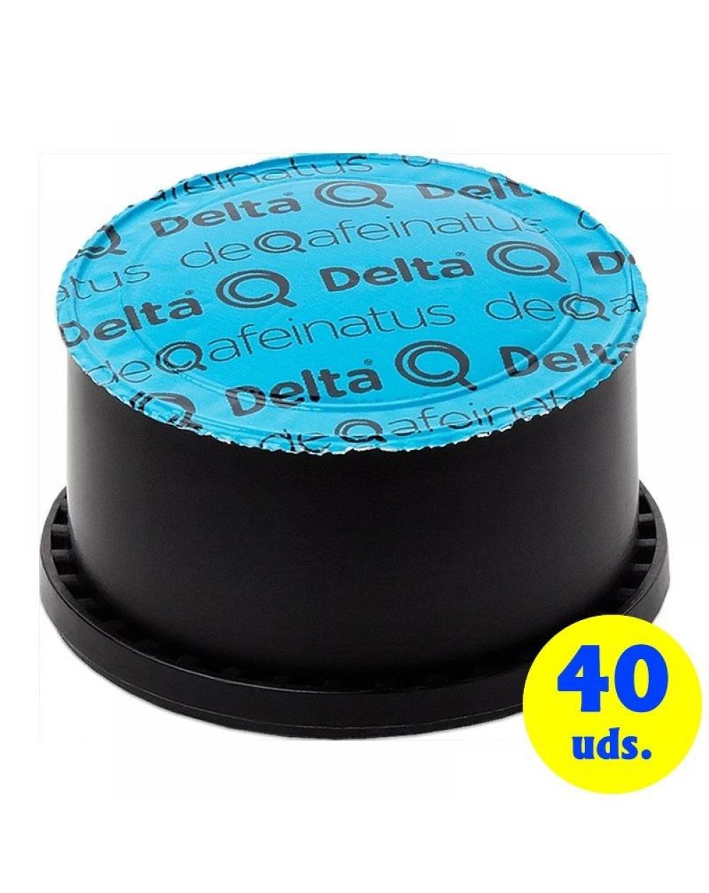 Cápsula Delta DeQafeinatus para cafeteras Delta/ Caja 40