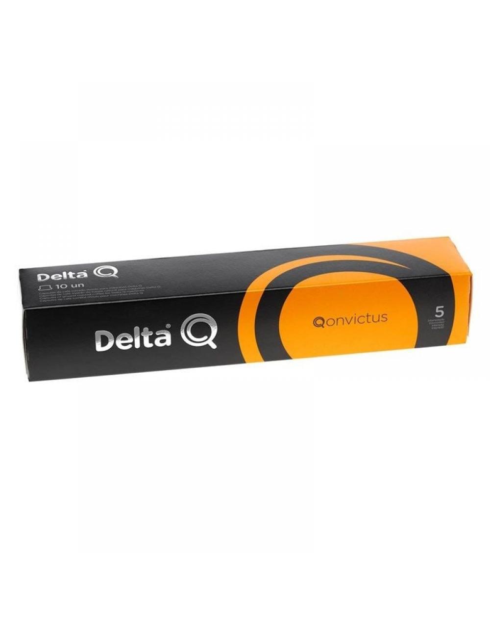 Cápsula Delta Qonvictus para cafeteras Delta/ Caja de 10