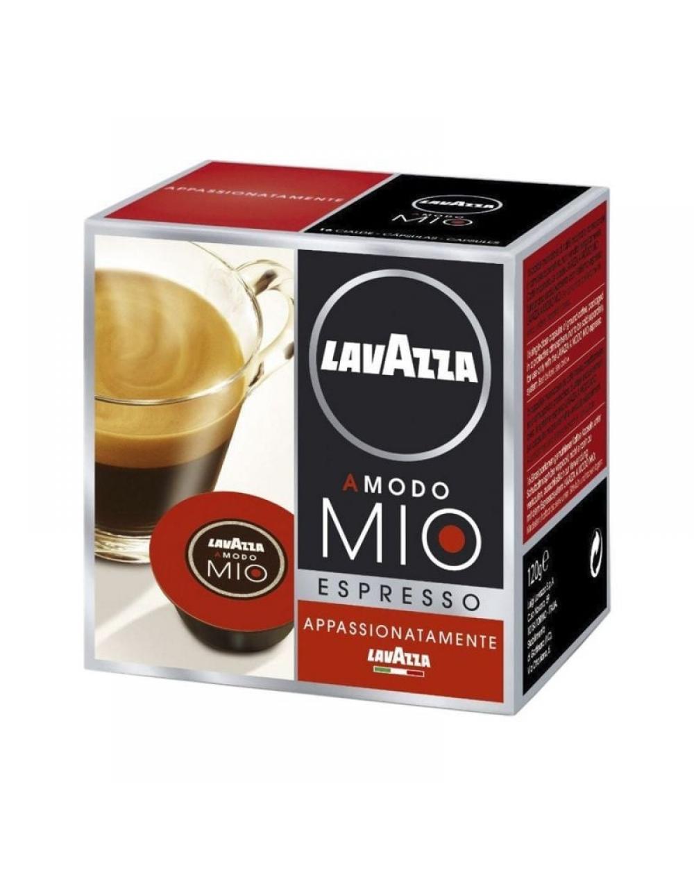 Cápsula Lavazza Appassionatamente para cafeteras A Modo Mio/ Caja de 16