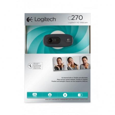 Webcam Logitech HD C270/ 1280 x 720 HD - Imagen 3