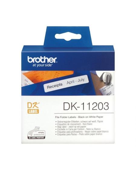 Etiquetas Precortadas Brother DK11203/ 300 unidades