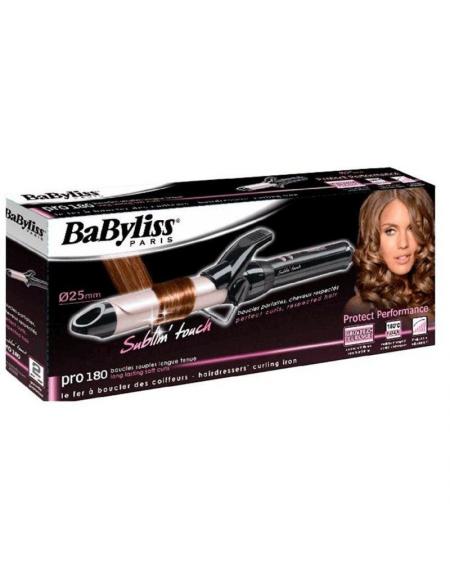 Rizador para el Pelo BaByliss Pro 180 Sublim'Touch C325E/ Negro y Rosa