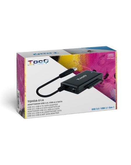 Adaptador para Discos Duros 2.5'/3.5' Tooq TQHDA-01A/ USB 3.0 Macho - SATA - Imagen 3