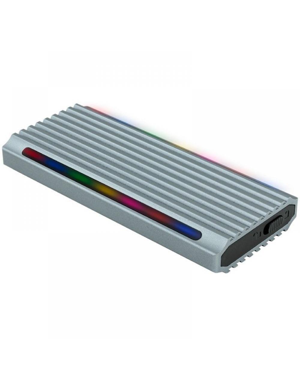 Caja Externa para Disco SSD M.2 NVMe TooQ TQE-2221G/ USB 3.1 Gen2/ Sin tornillos - Imagen 1