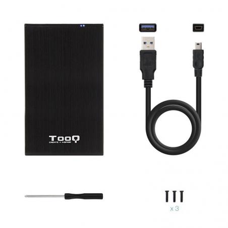 Caja Externa para Disco Duro de 2.5' TooQ TQE-2522B/ USB 3.1 - Imagen 5