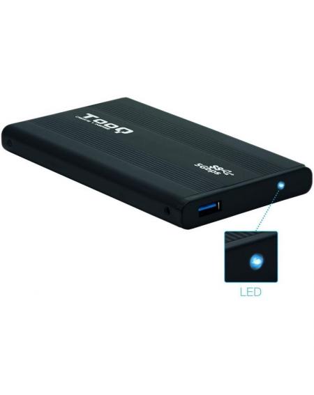 Caja Externa para Disco Duro de 2.5' TooQ TQE-2524B/ USB 3.1 - Imagen 2