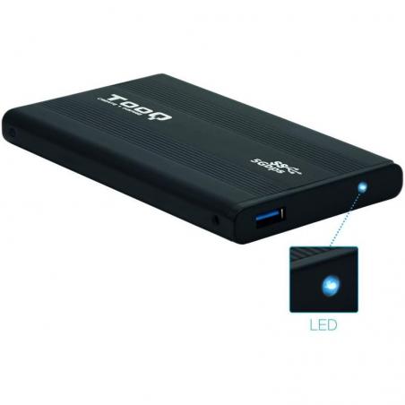 Caja Externa para Disco Duro de 2.5' TooQ TQE-2524B/ USB 3.1 - Imagen 2