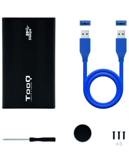 Caja Externa para Disco Duro de 2.5' TooQ TQE-2524B/ USB 3.1 - Imagen 4