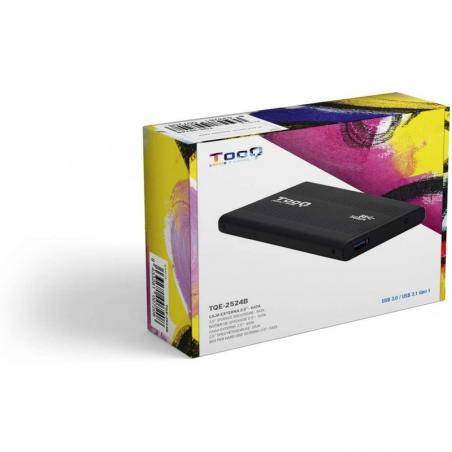 Caja Externa para Disco Duro de 2.5' TooQ TQE-2524B/ USB 3.1 - Imagen 5