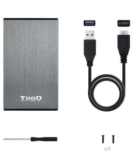 Caja Externa para Disco Duro de 2.5' TooQ TQE-2527G/ USB 3.1 - Imagen 4