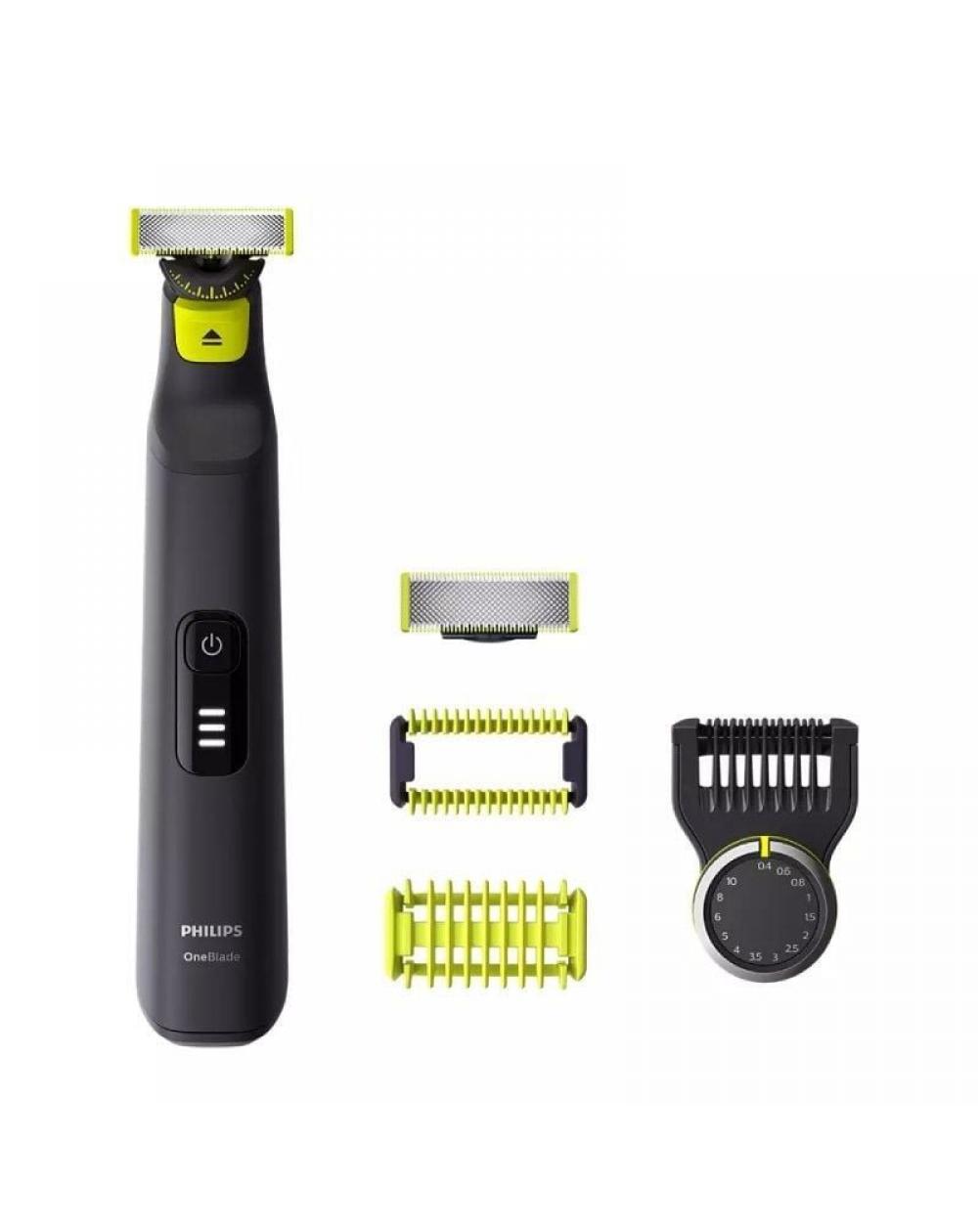 Cortabarbas + Recortadora Philips Oneblade Pro 360 QP6541/15/ con Batería/ 4 Accesorios