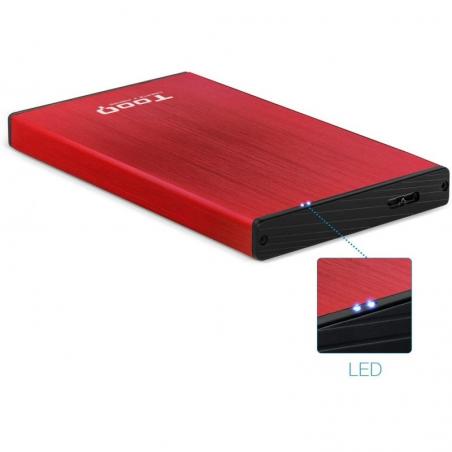 Caja Externa para Disco Duro de 2.5' TooQ TQE-2527R/ USB 3.1 - Imagen 2