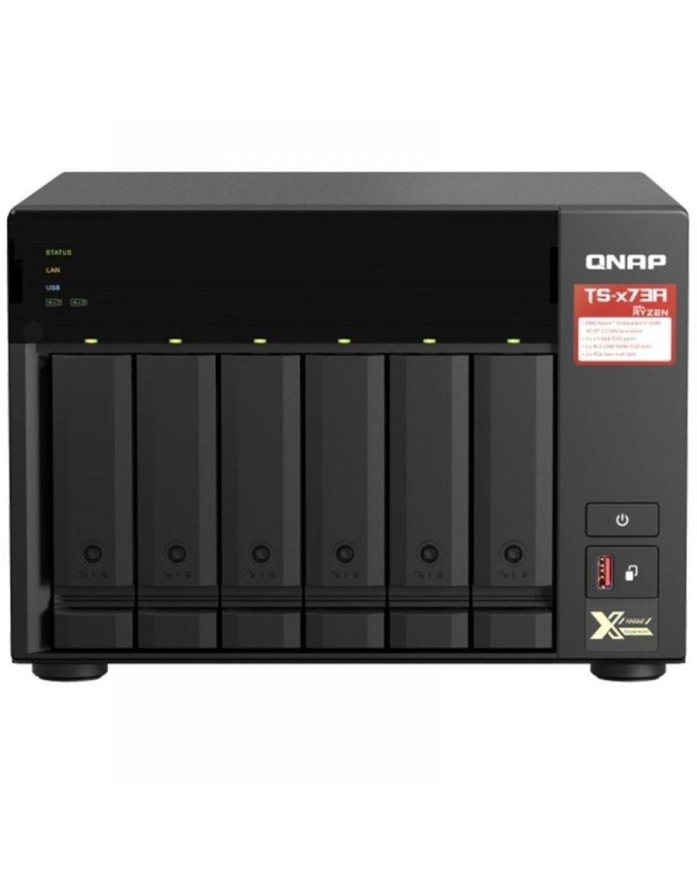 NAS QNAP TS-673A-8G/ 6 Bahías 3.5'- 2.5'/ 8GB DDR4/ Formato Torre