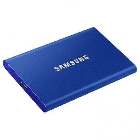 Disco Externo SSD Samsung Portable T7 1TB/ USB 3.2/ Azul