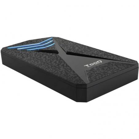 Caja Externa Gaming para Disco Duro de 2.5' TooQ TQE-2550BL/ USB 3.1/ Sin tornillos - Imagen 1