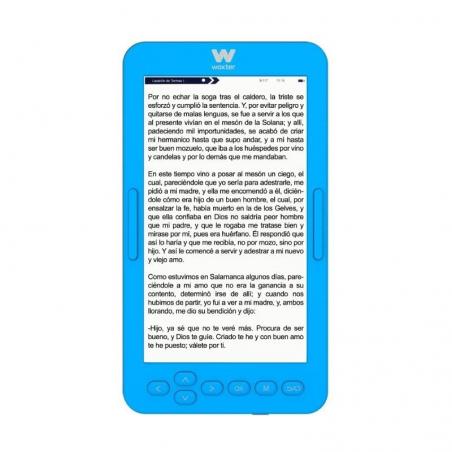 Libro Electrónico Ebook Woxter Scriba 195 S/ 4.7'/ Tinta Electrónica/ Azul