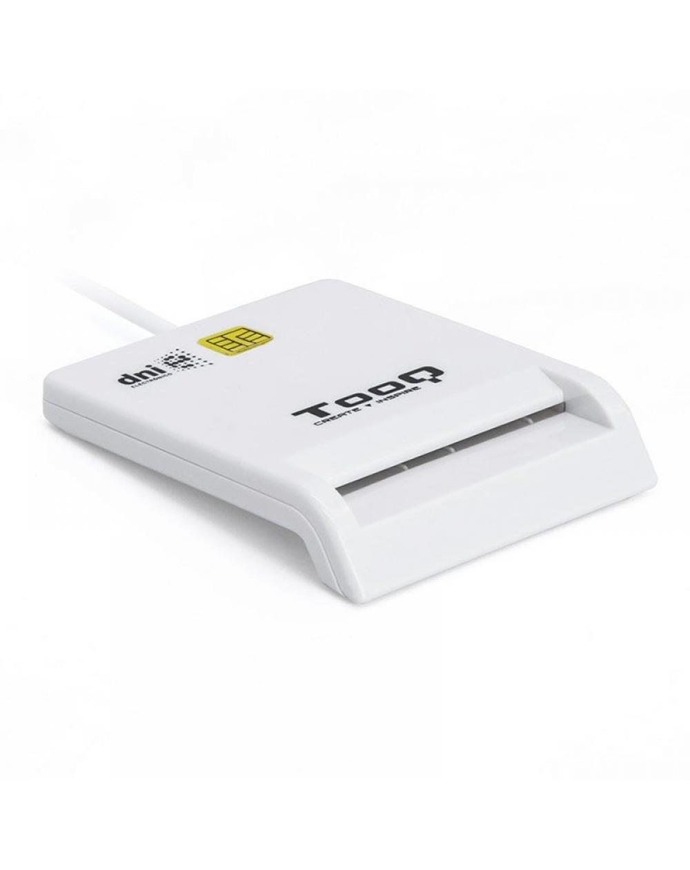 Lector de DNI TooQ TQR-210W/ Blanco - Imagen 1