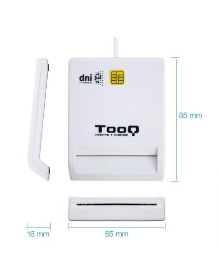 Lector de DNI TooQ TQR-210W/ Blanco - Imagen 2