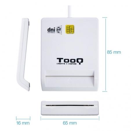 Lector de DNI TooQ TQR-210W/ Blanco - Imagen 2