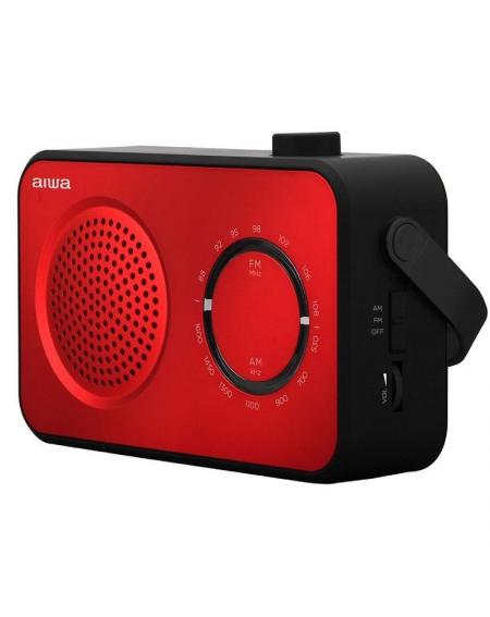 Radio Portátil Aiwa R-190RD/ 2W/ Roja