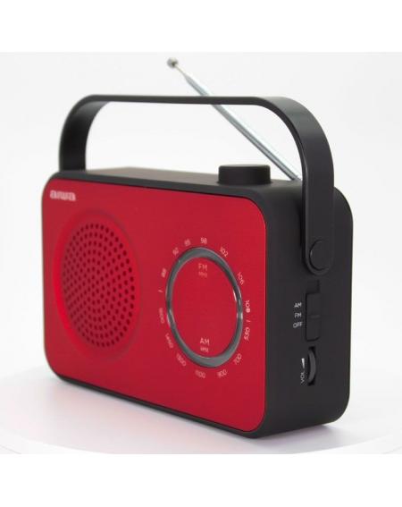 Radio Portátil Aiwa R-190RD/ 2W/ Roja