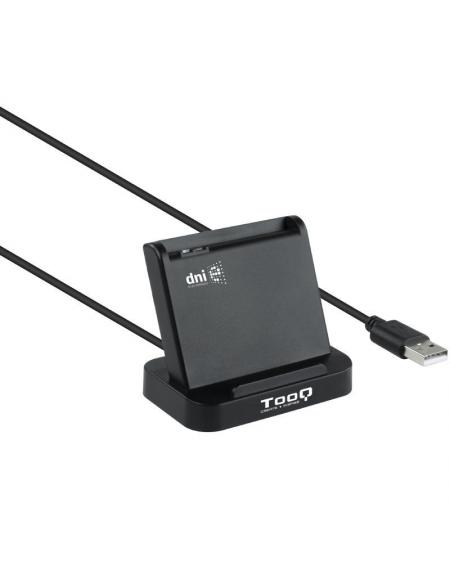 Lector de DNI TooQ TQR-220B/ USB 2.0/ Negro - Imagen 1