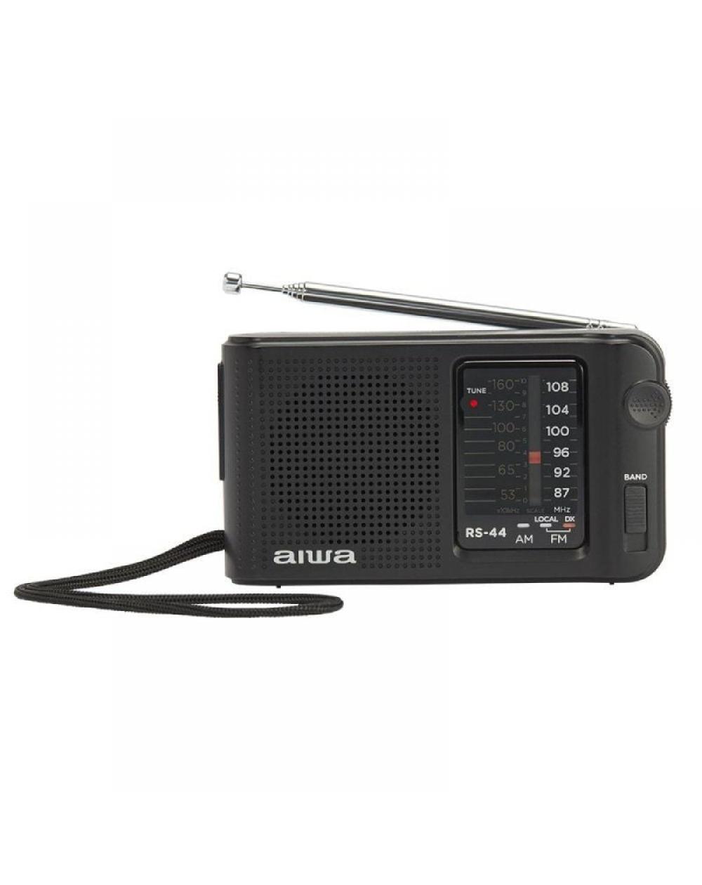 Radio Portátil Aiwa RS-44/ Negra