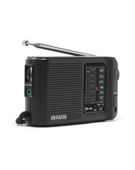 Radio Portátil Aiwa RS-44/ Negra