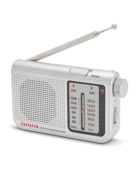 Radio Portátil Aiwa RS-55SL/ Plata