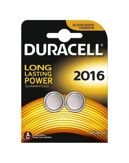 Pack de 2 Pilas de Botón Duracell DL2016B2/ 3V