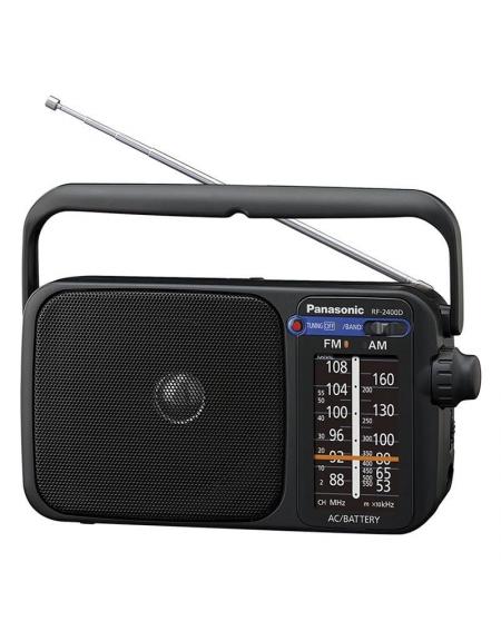 Radio Portátil Panasonic RF-2400DEG-K/ Negra