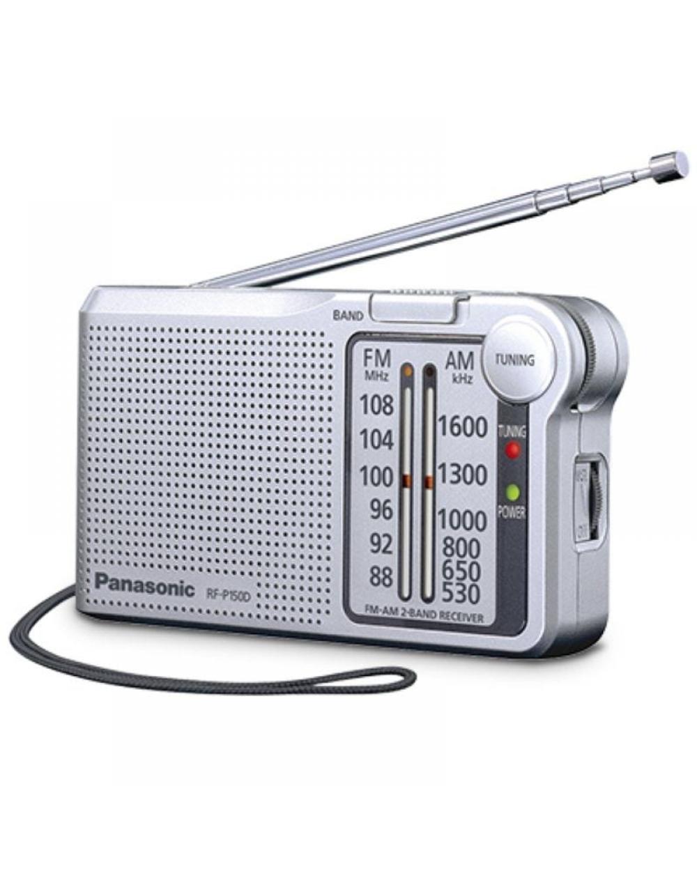 Radio Portátil Panasonic RF-P150D/ Plata