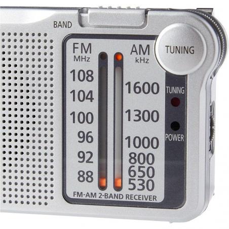 Radio Portátil Panasonic RF-P150D/ Plata