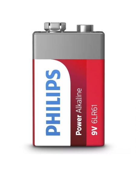 Pila Alcalina Philips 6LR61P1B/10/ 9V