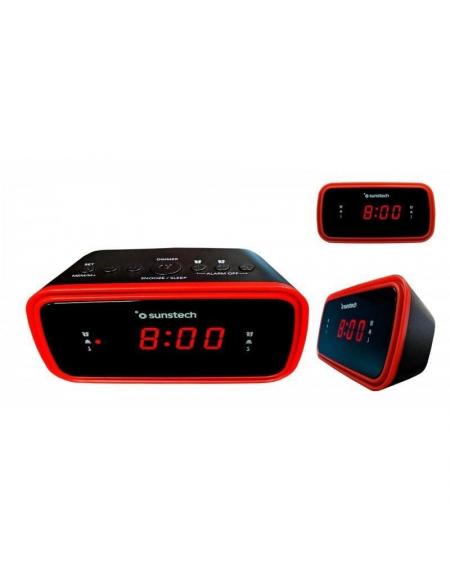 Despertador Sunstech FRD60RD/ Radio FM