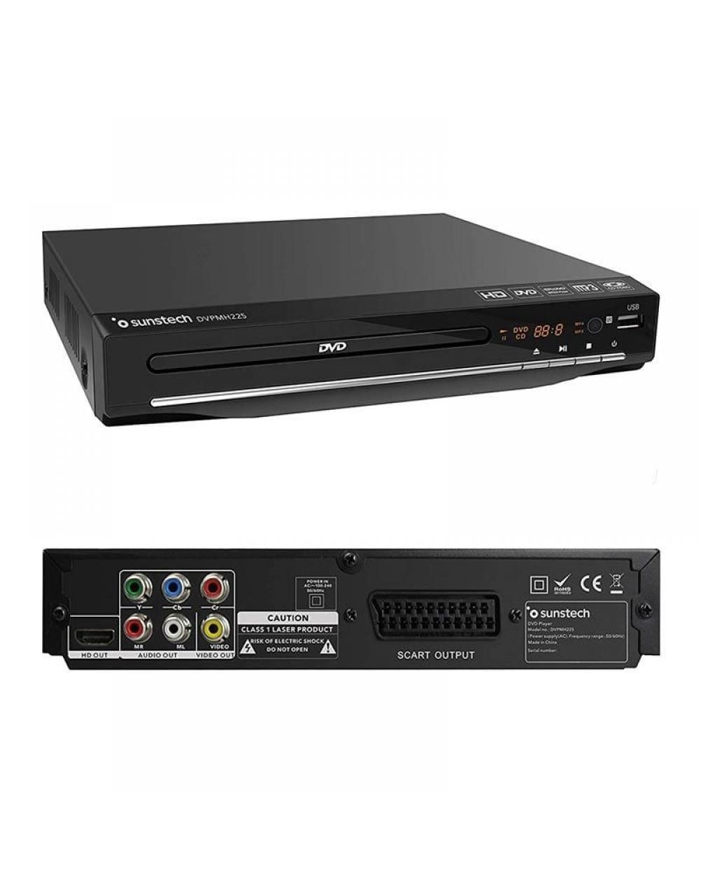 Reproductor DVD Sunstech DVPMH225BK