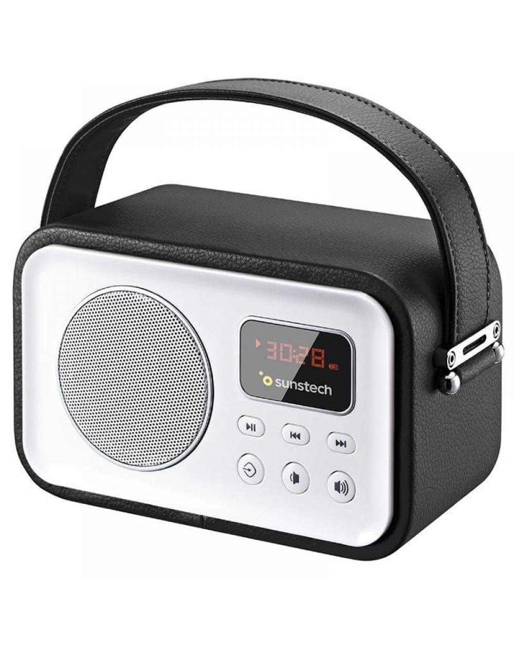 Radio Portátil Sunstech RPBT450/ Negra