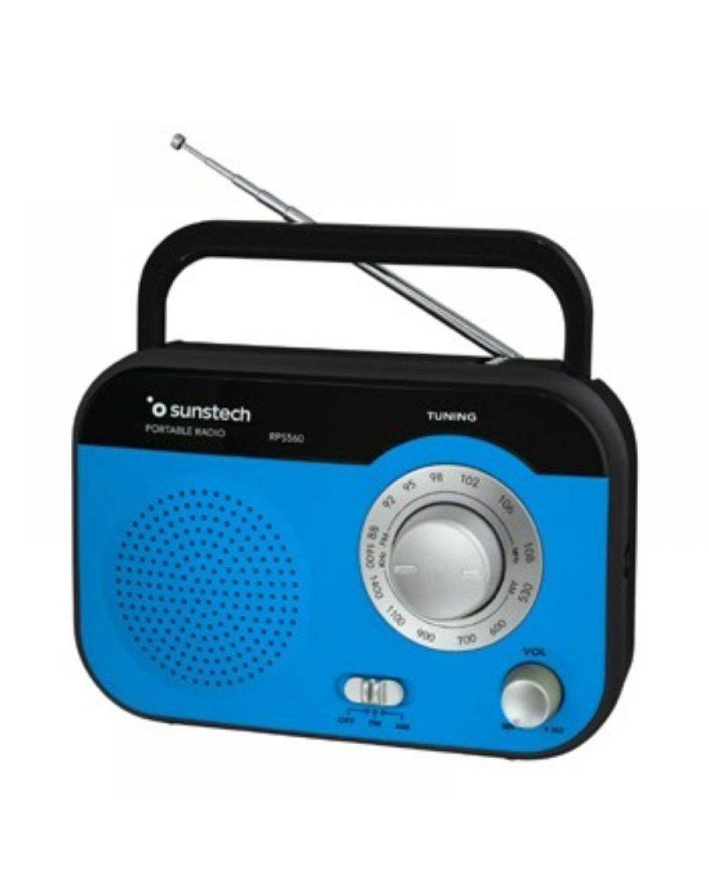 Radio Portátil Sunstech RPS560/ Azul