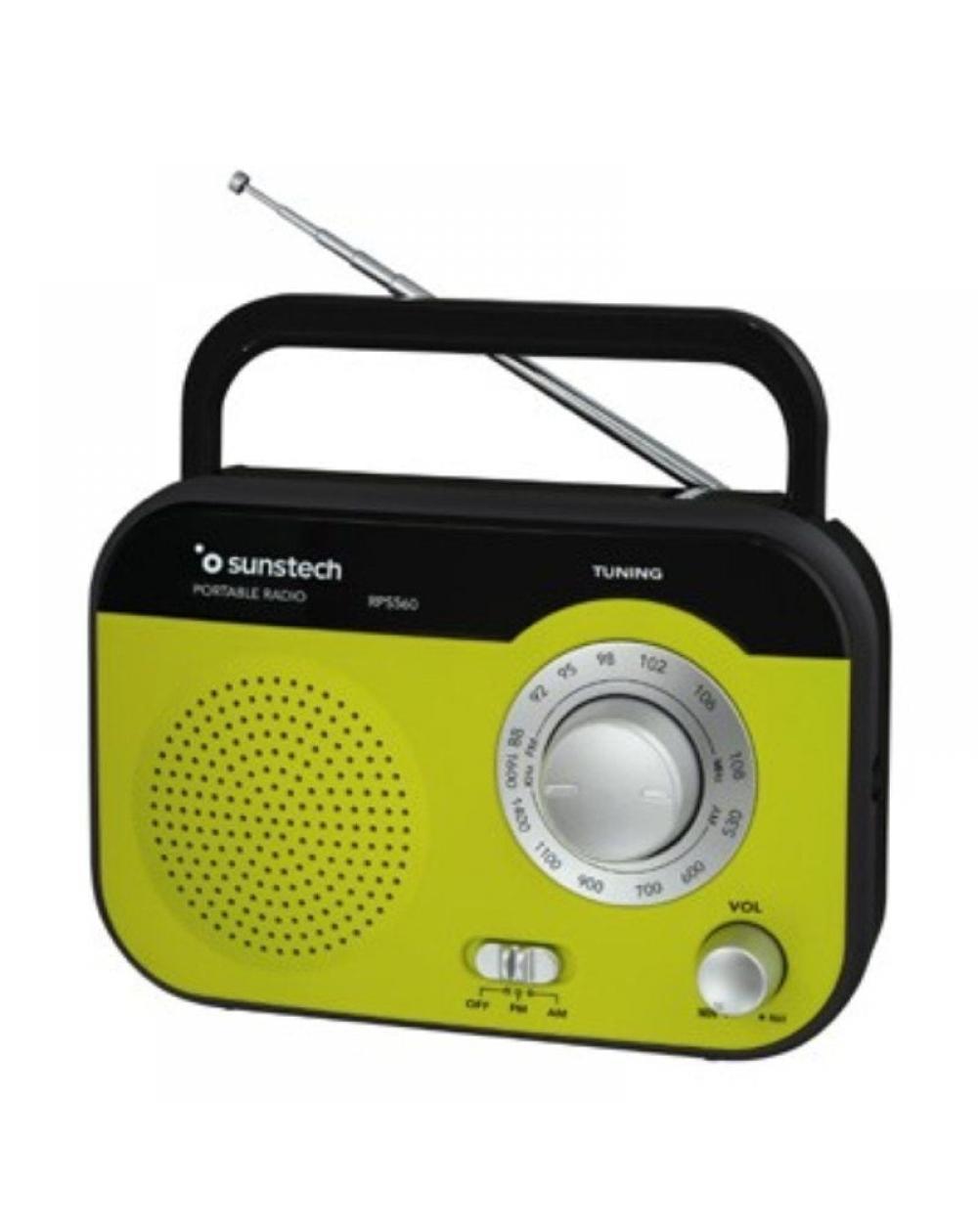 Radio Portátil Sunstech RPS560/ Verde