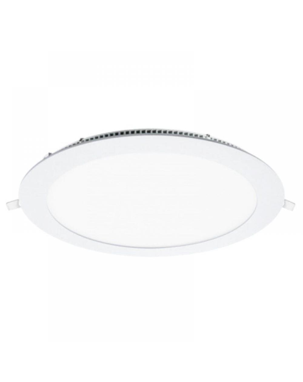 Downlight Iglux LS-102118-FB V2/ Circular/ Ø220 x 19mm/ Potencia 18W/ 1700 Lúmenes/ 6000ºK/ Blanco