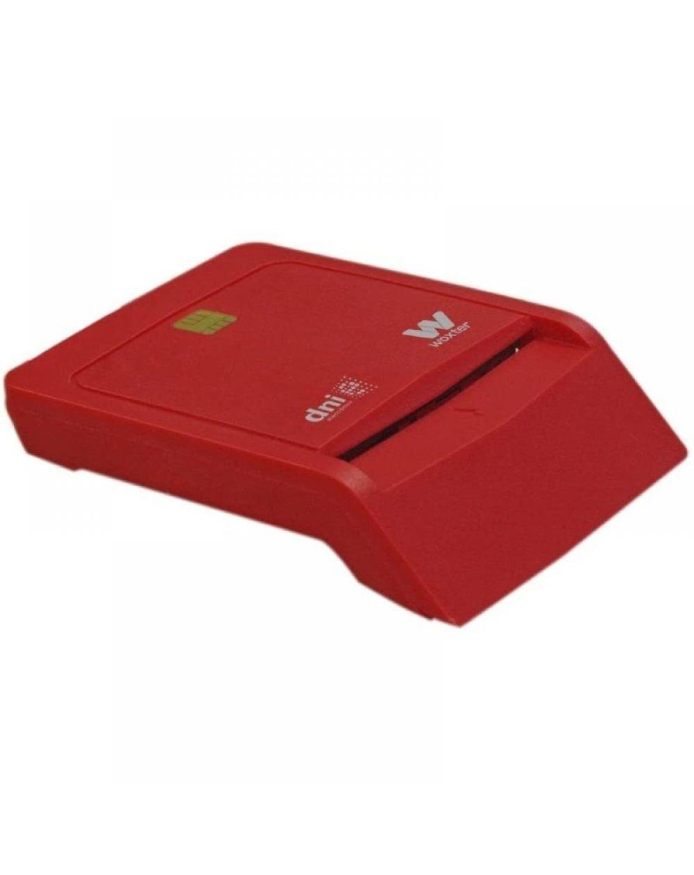 Lector de DNI Woxter PE26-145/ Rojo - Imagen 1