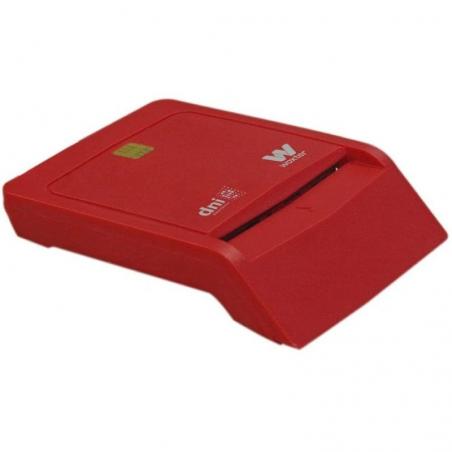 Lector de DNI Woxter PE26-145/ Rojo - Imagen 1