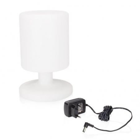 Lámpara de Mesa Smartwares 5000.472/ 4,7W/ Blanca