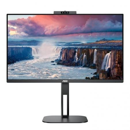 Monitor Profesional AOC 24V5CW/BK 23.8'/ Full HD/ Webcam/ Multimedia/ Negro